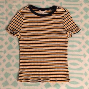 Striped Form-fitting Top